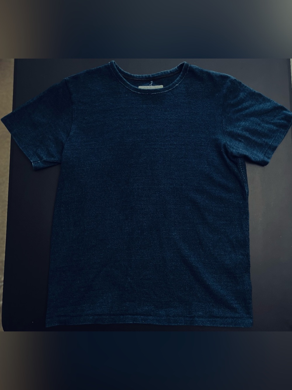 rag & bone Men's Short Sleeve Crewneck Tee in Navy